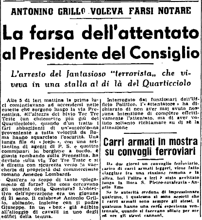 Ritaglio di giornale